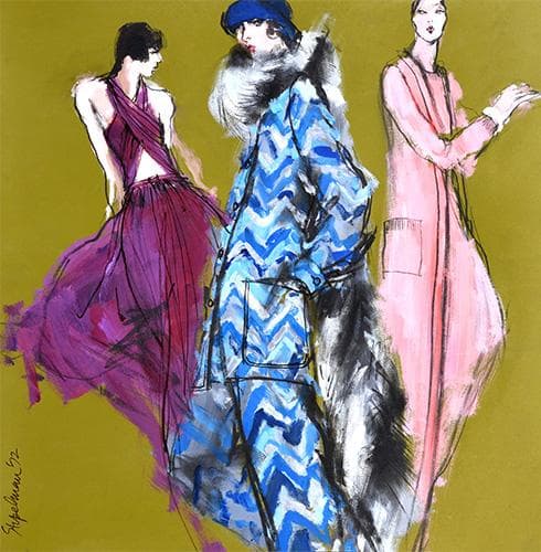 Drawing on Style — Original Fashion Illustration, Dovecot Studios Edinburgh